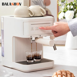 Cafetera eléctrica BALASHOV: 20 bares de presión, modos automático y manual